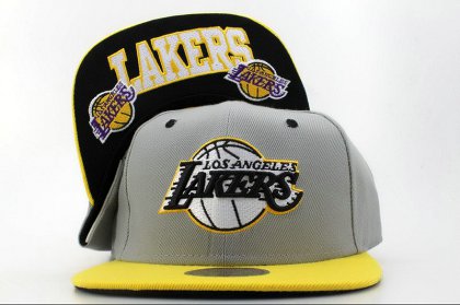 Los Angeles Lakers Snapback Hat QH 140802 02